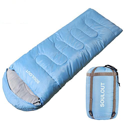 SOULOUT 3-4 Season Sleeping Bag for Adults & Teens - Camping