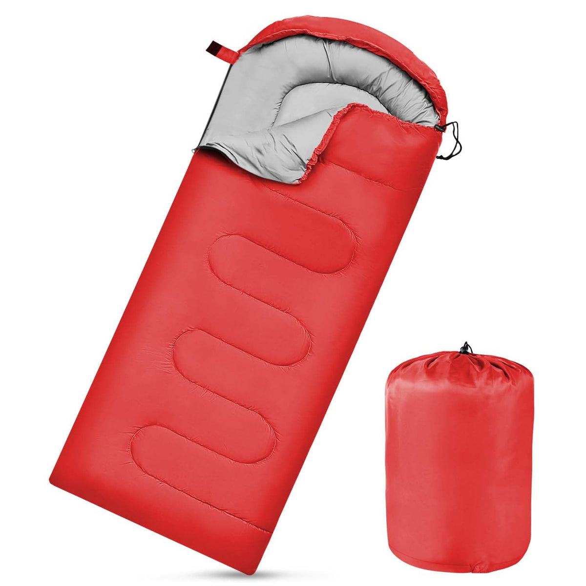 Camping Sleeping Bags for Adults Kids Waterproof Lightweight Sleeping Bag for Cold Weather or Warm Backpacking Hiking Mountaineering Indoor Outdoor Use