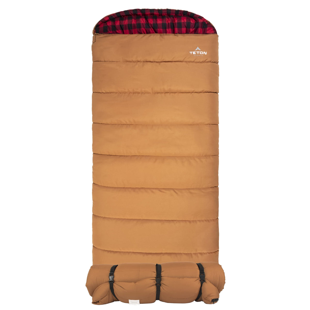 TETON Sports Deer Hunter Sleeping Bag, Warm and Comfortable Camping Sleeping Bag, Teton Tough Canvas Shell for Camping, Hunting, and Cold Weather