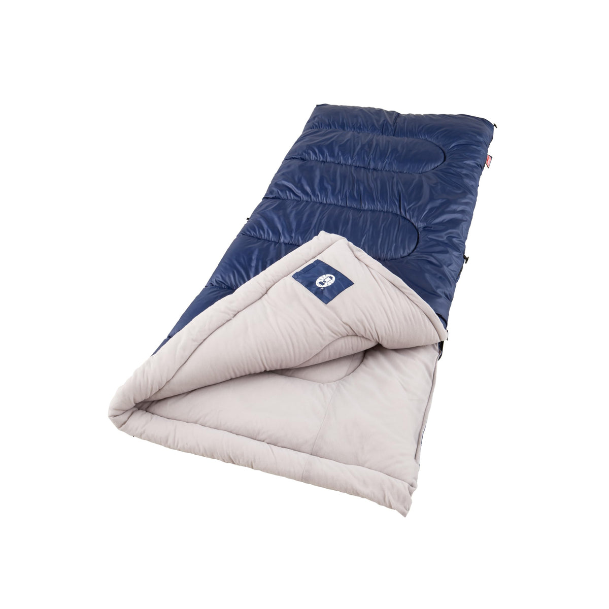 Coleman Brazos Sleeping Bag, Adult Cool Weather, 30°F, No-Snag Zipper