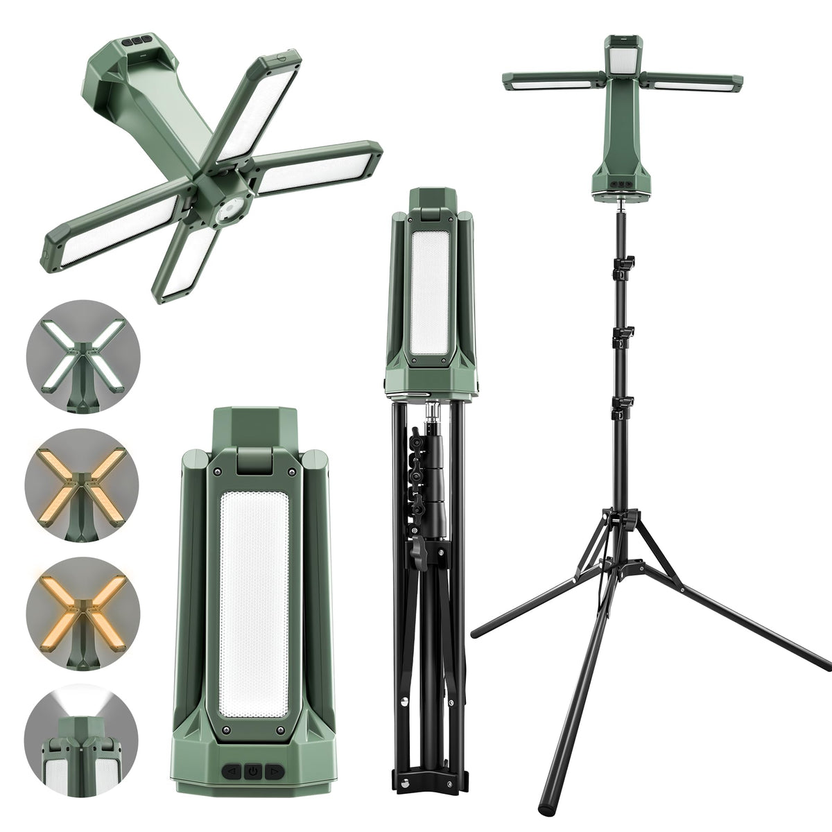 SakerNeo 20000mAh Rechargeable Camping Light with Stand,Portable Work Light