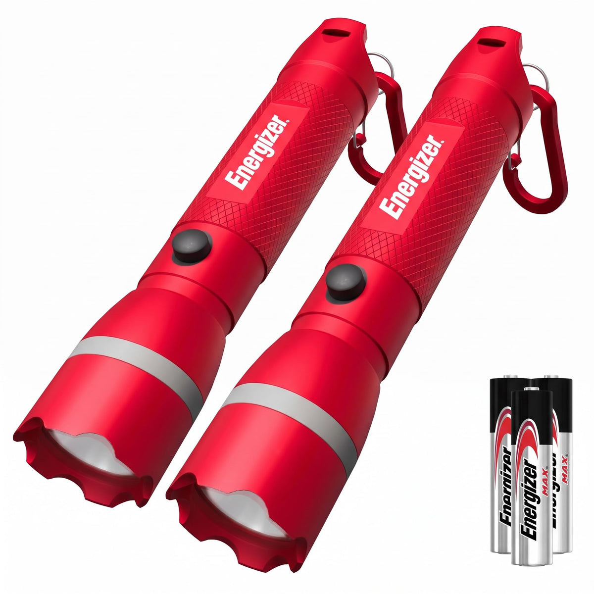 Energizer R-300 LED Flashlight Emergency Safety Light, Bright IPX4 Water Resistant Flash Light, Durable Emergency Light for Hurricane Preparedness, Batteries Included