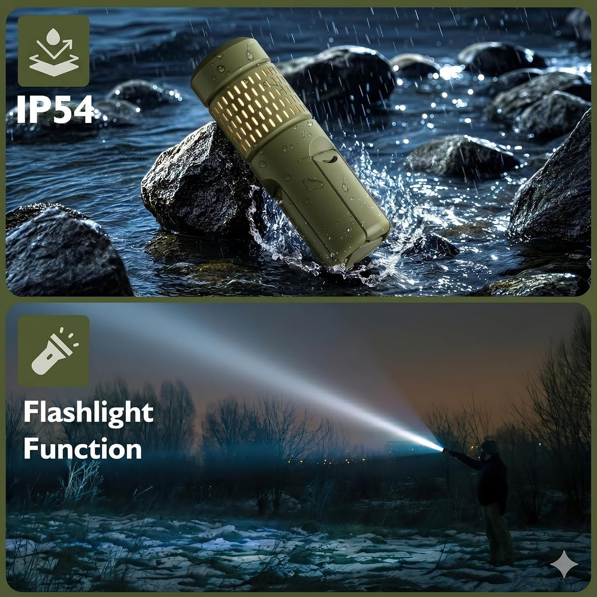 Camping Lights, Rechargeable Collapsible Camping Lanterns