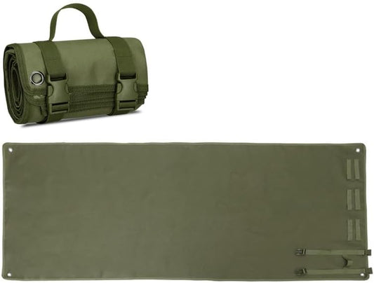 Outdoor Camping Tactical Training Shooting Mat Anti Slip Pad, Waterproof and Moisture-Proof Folding Mat Picnic Blanket Portable with Carry Strap