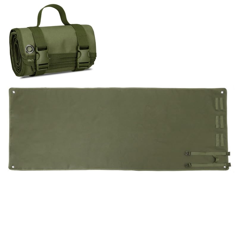 Outdoor Camping Tactical Training Shooting Mat Anti Slip Pad, Waterproof and Moisture-Proof Folding Mat Picnic Blanket Portable with Carry Strap
