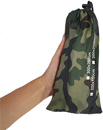 Portable Tent Tarpaulin Outdoor Sport Pattern Lightweight Rainproof Mat Outdoor Tarpaulin Camping Awning Shelter Rain for Camping