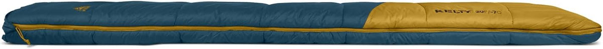 Kelty Solstice Oversized Rectangular Sleeping Bag, 2-3 Season, 20 or 40F