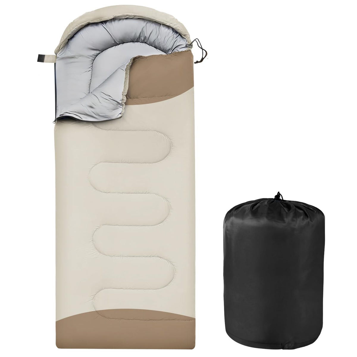 OBTANIM Sleeping Bags Portable Waterproof Camping Sleeping Bag for Adults Kids 4 Seasons Cold Weather or Warm Backpacking Hiking Travel Indoor Outdoor Use