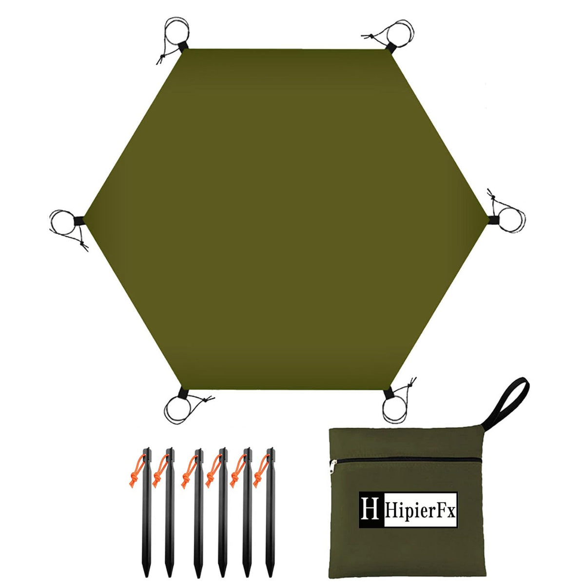 13.5x13.5 ft Tent Footprint Waterproof Camping Tarp Ultralight Mat Under Tent Moisture-Proof Ground Sheet Mat