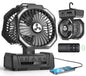 Portable Fan Rechargeable, 20000mAh Cordless Battery Powered Fan with LED Lantern Battery Operated for Travel Bedroom Home Camping Tent Office Beach Desk Fishing Table