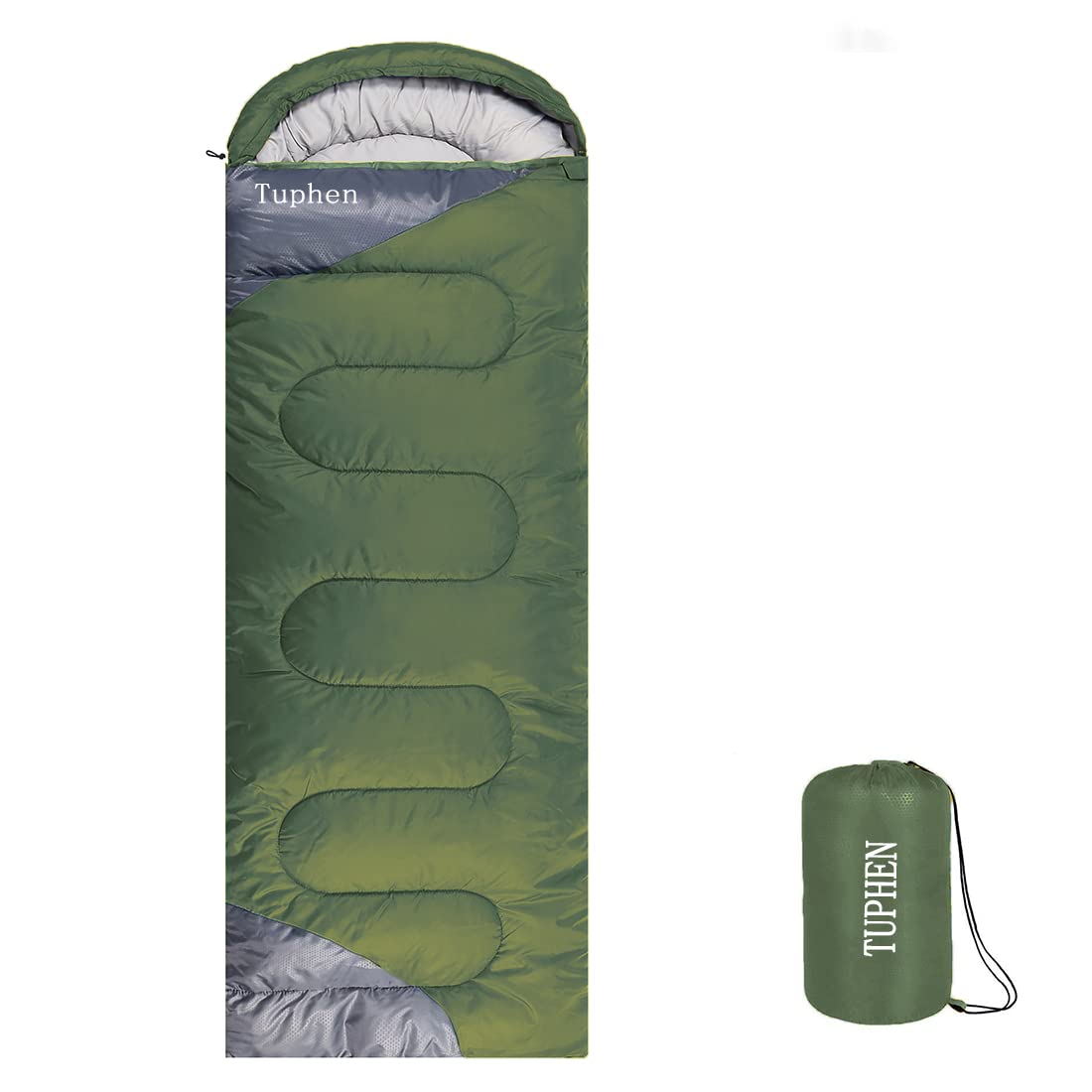 tuphen- Sleeping Bags for Adults Kids Boys Girls Backpacking Hiking Camping Microfiber Liner, Cold Warm Weather 4 Seasons Indoor Outdoor Use, Lightweight & Waterproof