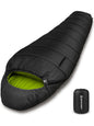 Bessport Mummy Sleeping Bag | 15-45 ℉ Extreme 3-4 Season Sleeping Bag for Adults Cold Weather– Warm and Washable, for Hiking Traveling & Outdoor Activities
