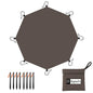 13.5x13.5 ft Tent Footprint Waterproof Camping Tarp Ultralight Mat Under Tent Moisture-Proof Ground Sheet Mat