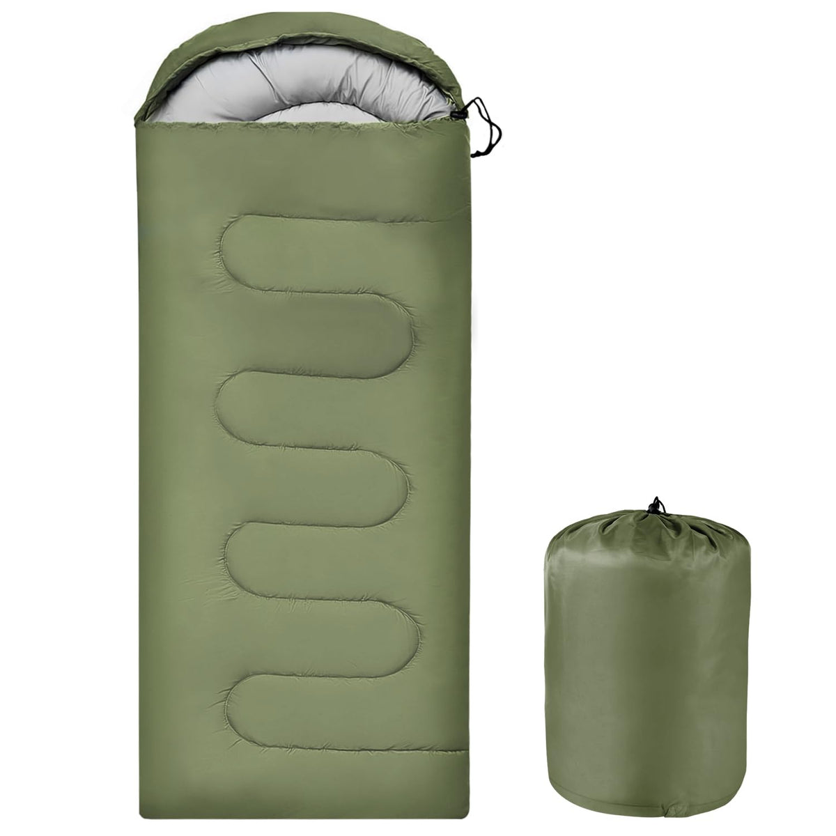 OBTANIM Sleeping Bags Portable Waterproof Camping Sleeping Bag for Adults Kids 4 Seasons Cold Weather or Warm Backpacking Hiking Travel Indoor Outdoor Use