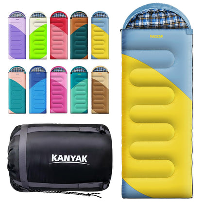 Camping Sleeping Bag for Adults Kids Teens,Waterproof Lightweight