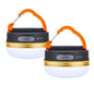 Censinda LED Camping Lantern, 1800mAh Rechargeable Portable Tent Light, 300LM,3 Light Modes, with Magnet Base,Electric Lantern Flashlight for Camping/Hiking/Fishing/Hurricane/Emergency(2 Packs)