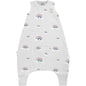 Woolino 4 Season Baby Sleep Bag with Feet Holes, Australian Merino Wool and Organic Cotton, Toddler Sleeping Bag, 18-36mo, Navy Blue