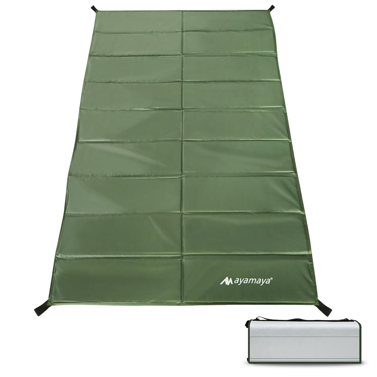 Foam Sleeping Pad for Camping - AYAMAYA Foldable Camping Mattress for 1/2/3/4/5/6 Person, Extra Thick Waterproof Tent Footprint Inner Camping Mat for Outdoor Backpacking Hiking Picnic Camping