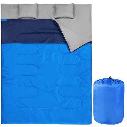 Camping Sleeping Bags for Adults Kids Waterproof Lightweight Sleeping Bag for Cold Weather or Warm Backpacking Hiking Mountaineering Indoor Outdoor Use