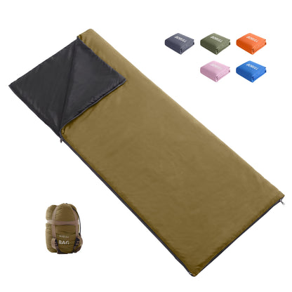 Lightweight Compact Adult Sleeping Bag for Backpacking, Camping & Hiking