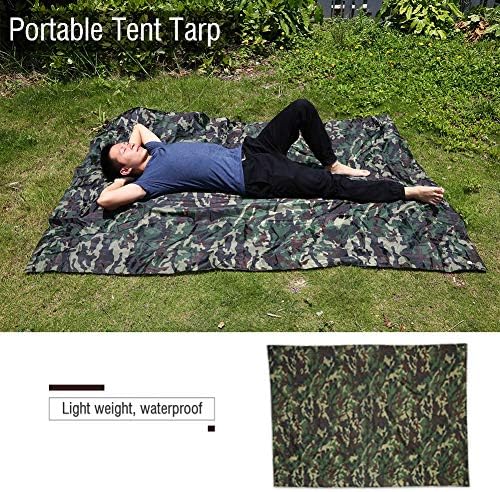 Portable Tent Tarpaulin Outdoor Sport Pattern Lightweight Rainproof Mat Outdoor Tarpaulin Camping Awning Shelter Rain for Camping