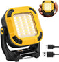 Rechargeable Magnetic Work Light, 4Brightness+3CCT+SOS,Portable Mini Light