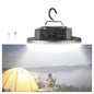 Transparent 5000LM 3 Color Light & Stepless Dimming 40W Camping Tent Light
