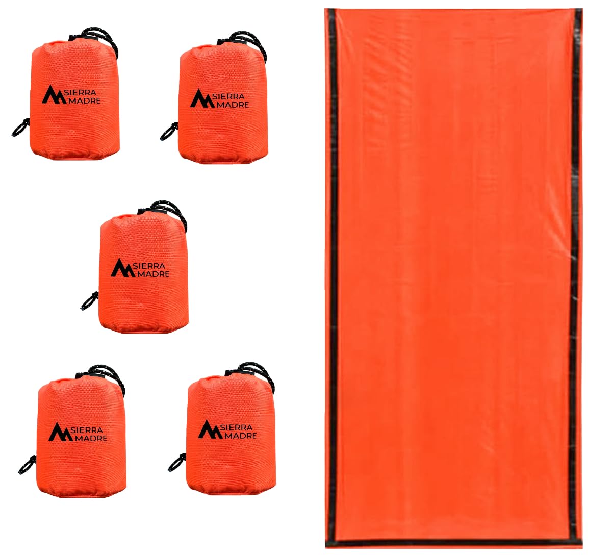 Sierra Madre Emergency Sleeping Bag, Waterproof Thermal Bivy Sack