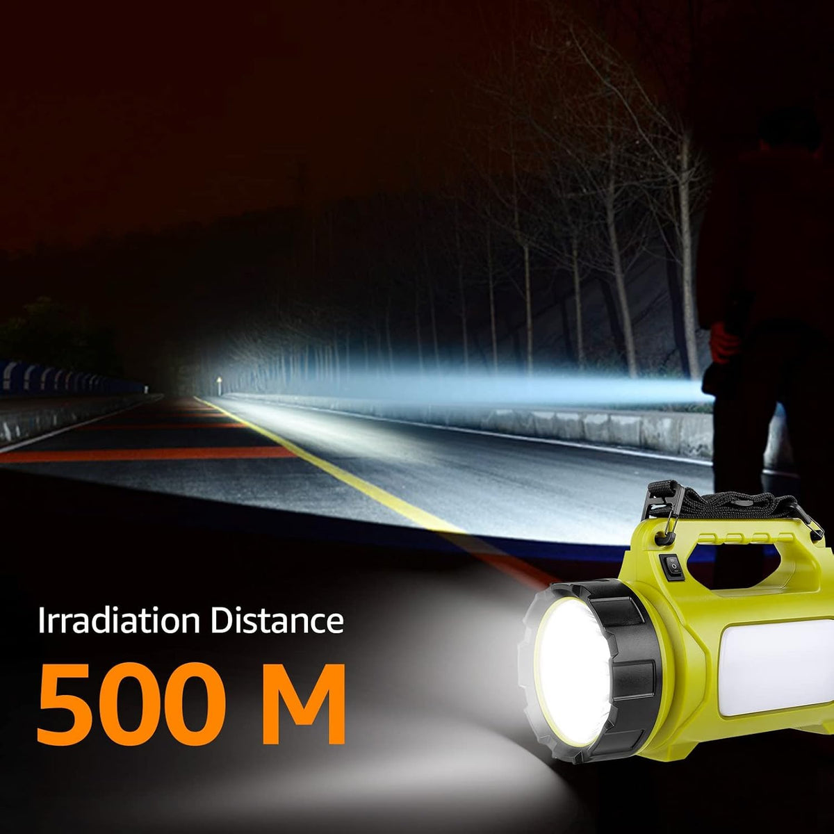 LE Rechargeable LED Lantern, Camping Essentials, 1000LM, 5 Light Modes, IPX4 Waterproof, 3600mAh, Lantern Flashlight for Hurricane Emergency, Hiking, Home and More, USB Cable Included