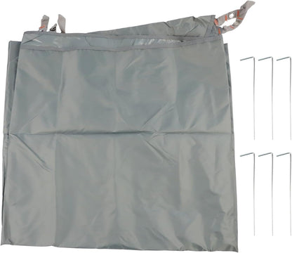 276x246cm Hexagon Picnic Tarp Tent Mat, 210D Oxford Moisture-Proof Beach Pad With 6 Ground Nails For Camping Hiking Outdoor Sun Shade Rain Shelter Skin-Friendly Double Stitched(240 * 210cm)