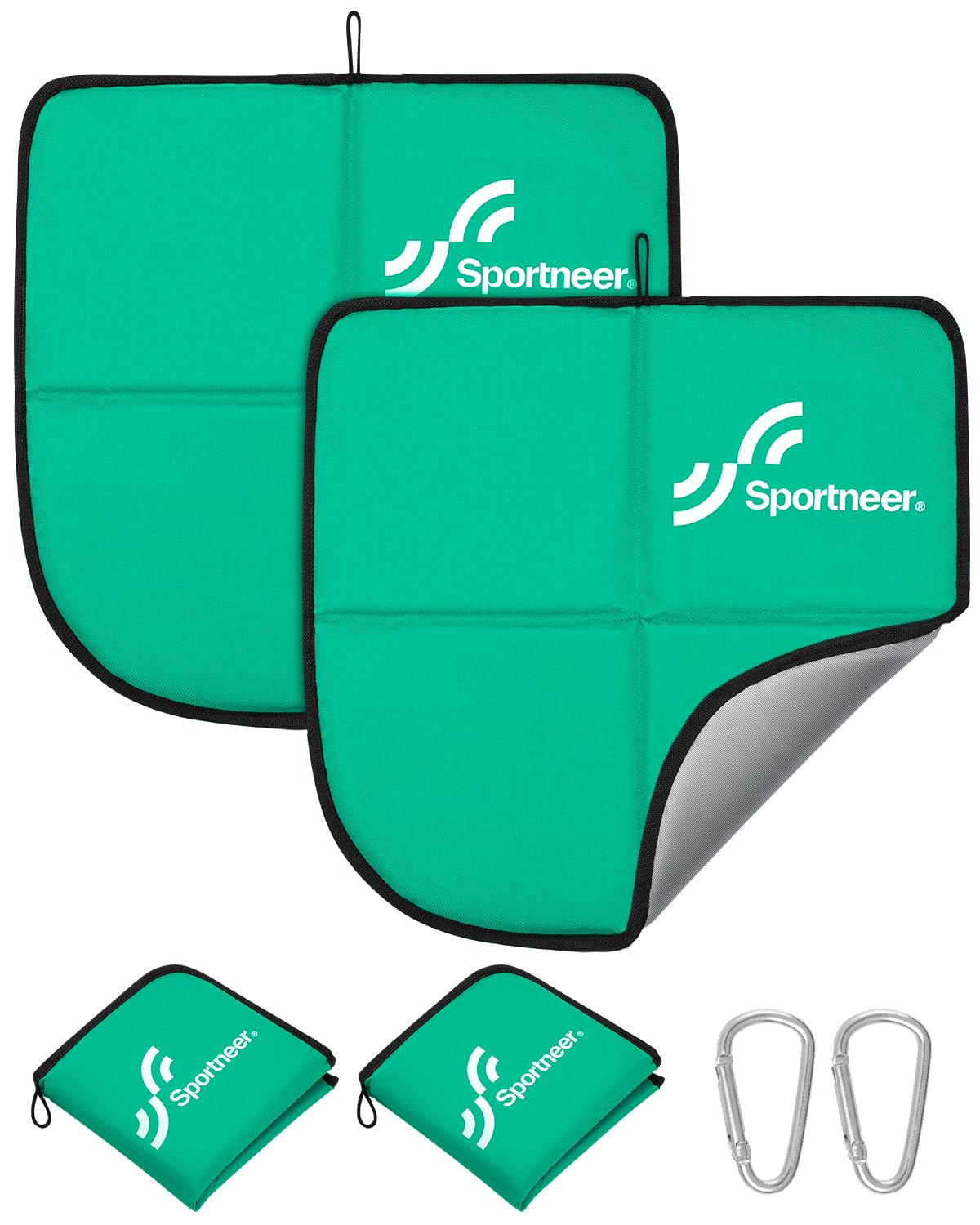Sportneer Sitting Pad, Lightweight Waterproof Folding Seat Pad for Backpacking, 15.75'' x 15.75'' Portable Camping Seat Mat for Hiking, Picnics & Outdoor Use