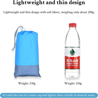 Outdoor Camping Moisture-Proof mat, Ultra Light and Easy to Carry, Waterproof, Moisture-Proof, UV Resistant and Versatile, Suitable for Picnic, Camping and Travel，Sky Blue
