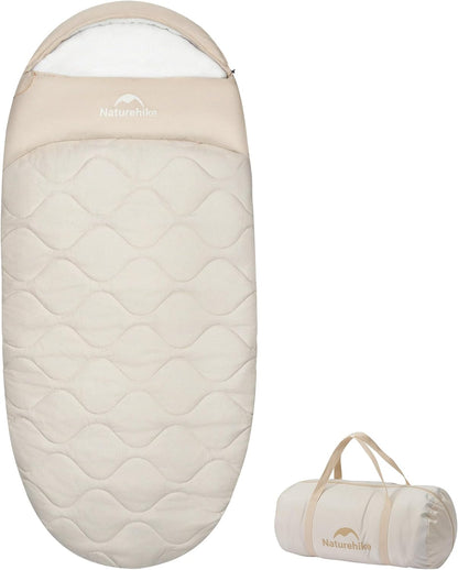 Naturehike XXL Oval Sleeping Bag for Adults with PFAS-Free Fabric