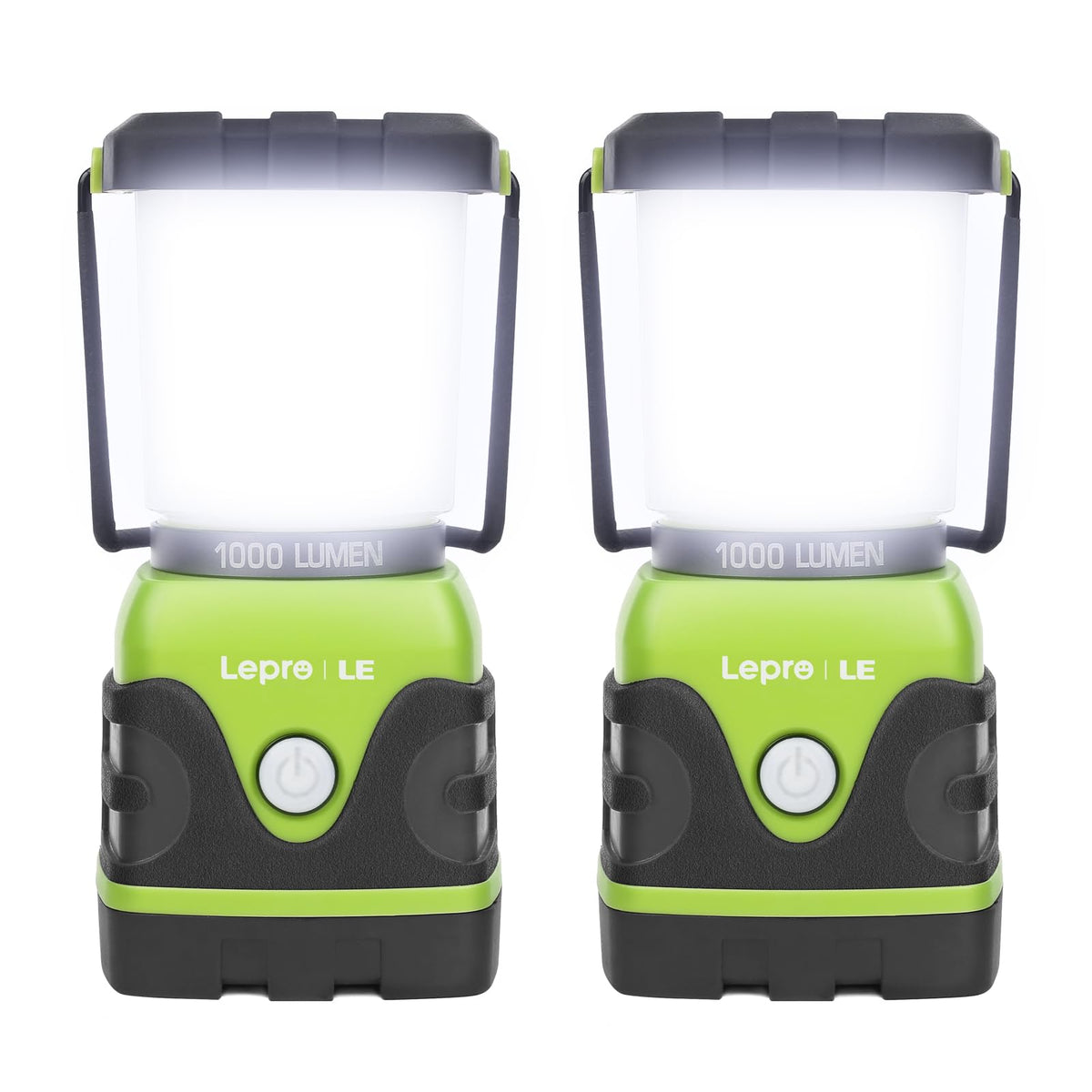 Lepro 1000LM Battery Powered LED Camping Lantern with 4 Light Modes, White