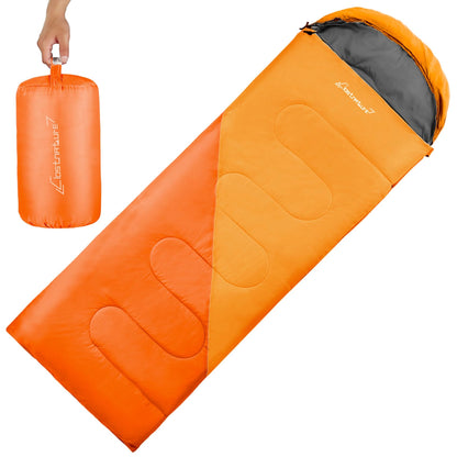 Clostnature Lightweight Camping Sleeping Bag for Adults and Kids(3/4.2Lb)
