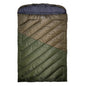 Teton Mammoth Queen Size Double Sleeping Bag- A Warm Bag the Whole Family can Enjoy – Great for Camping, Hunting and Base Camp. Compression Sack Included