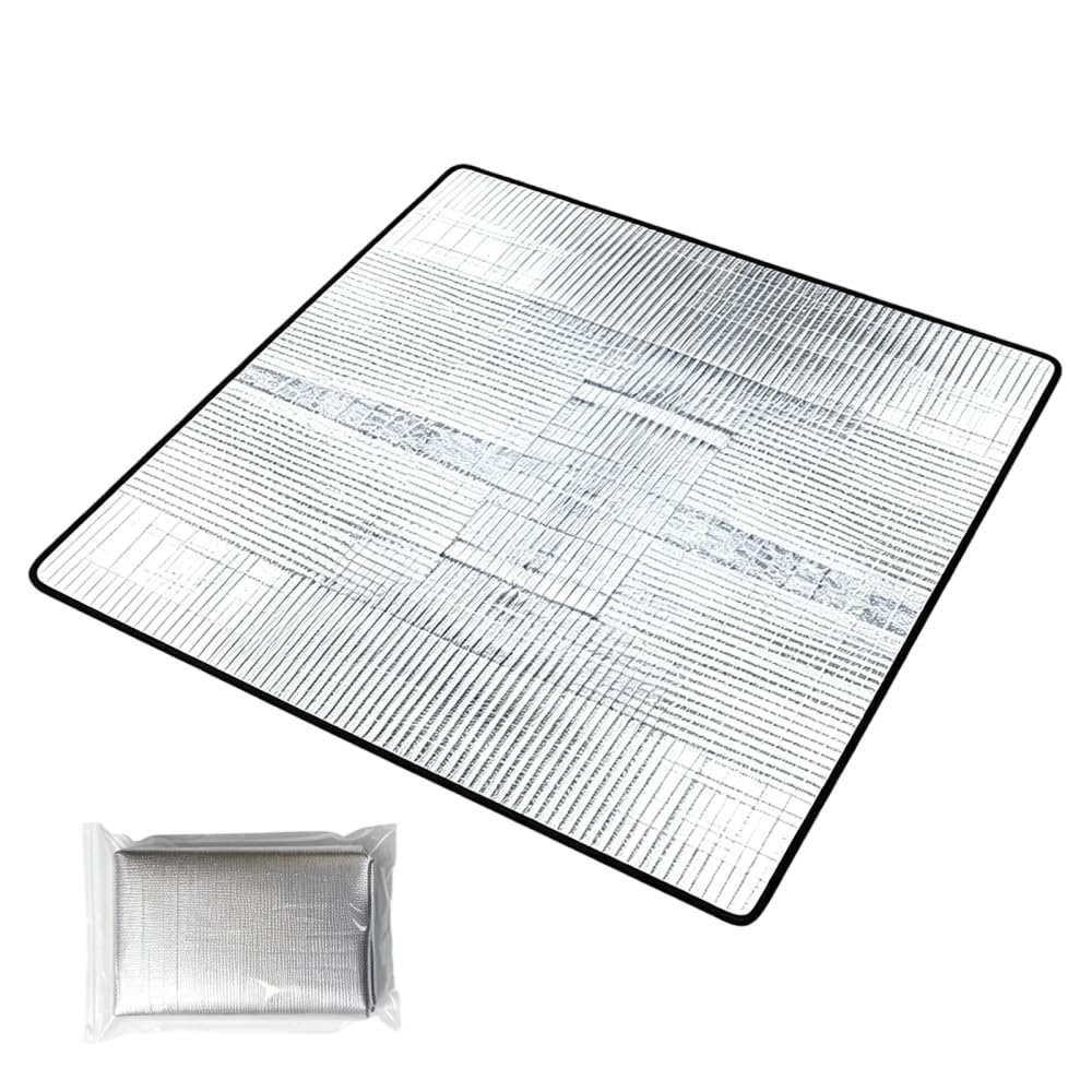 Aluminium Foil Camping Mat, Waterproof Thermal Pad for Camping Hiking