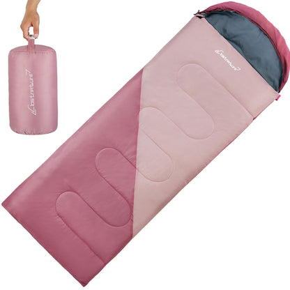 Clostnature Lightweight Camping Sleeping Bag for Adults and Kids(3/4.2Lb)