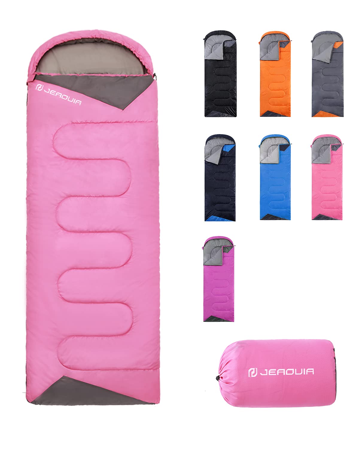 Sleeping Bags for Adults Backpacking Lightweight Waterproof- Cold Weather Sleeping Bag for Girls Boys Mens for Warm Camping Hiking Outdoor Travel Hunting with Compression Bags