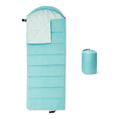 Amazon Basics Sleeping Bags for Adults, Camping Essentials, 3 Season Warm & Cool Weather