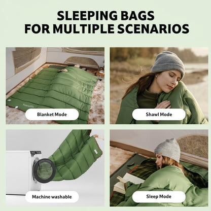Naturehike Big & Tall Flannel Sleeping Bag for Adults