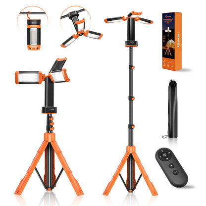 Saker Portable Camping Light with Stand 12000mAh 73.2" Work Light LD10