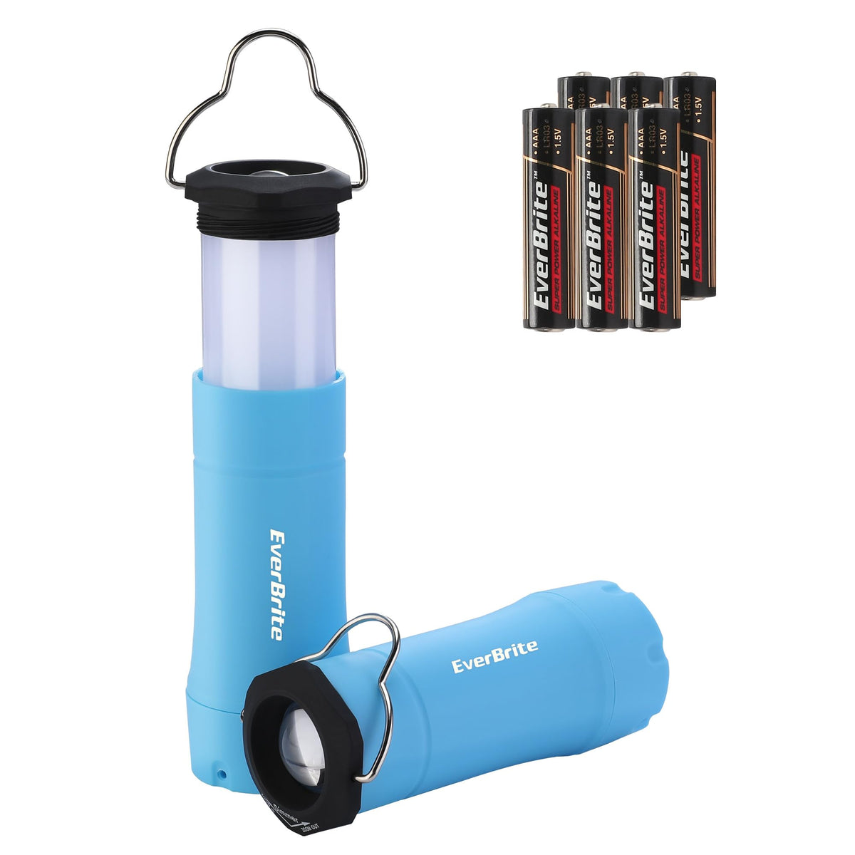 EverBrite 2-in-1 Mini Lantern and Flashlight 2 Pack, Zoomable Lantern