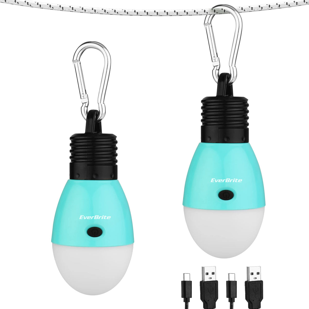 EverBrite Rechargeable Camping Light, 3 Modes with Memory Function, 3 Pack