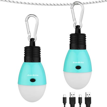 EverBrite Rechargeable Camping Light, 3 Modes with Memory Function, 3 Pack