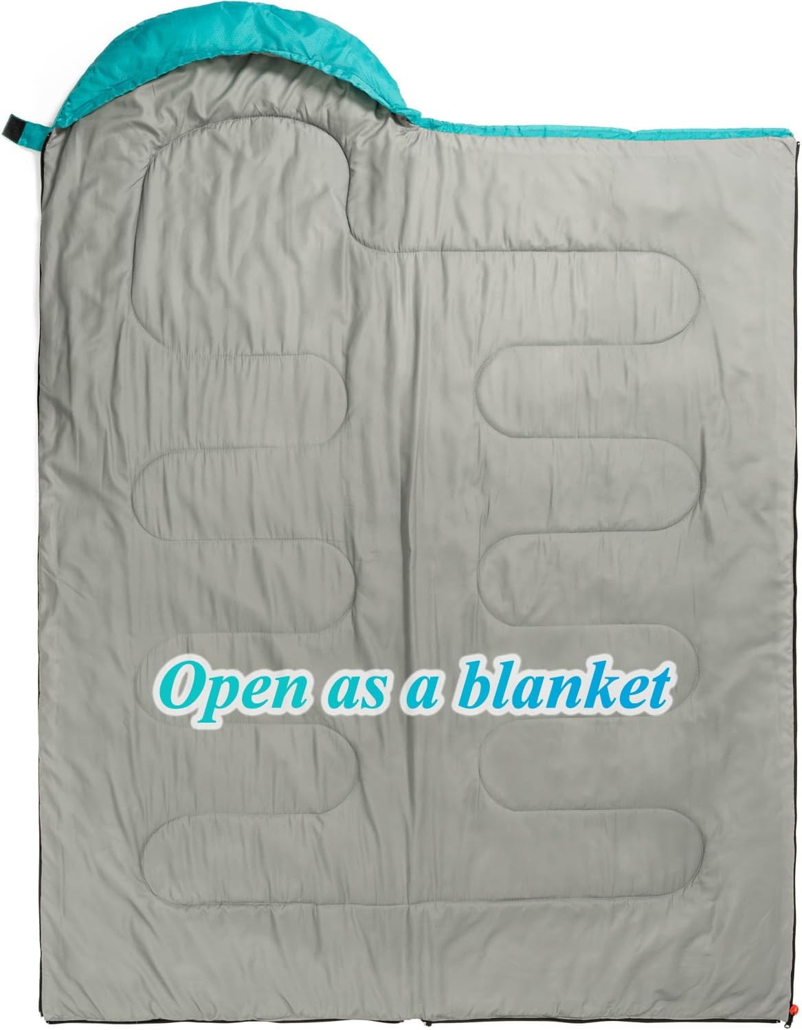 Sleeping Bag - 3 Seasons for Adults Boys Girls Camping Hiking - Warm Cold Weather Lightweight Portable with Compression Bag for Backpacking in Spring, Summer, Fall and Winter