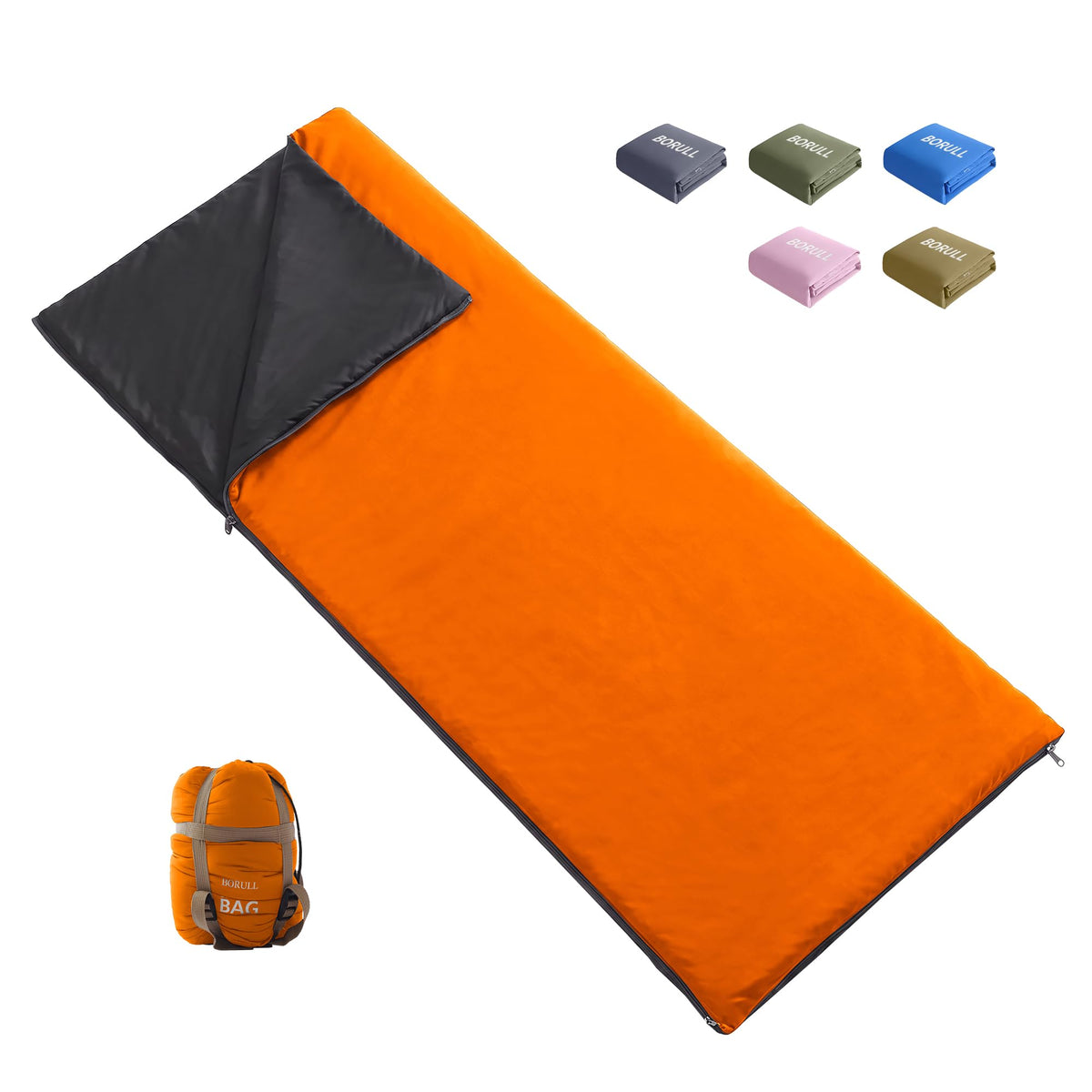 Lightweight Compact Adult Sleeping Bag for Backpacking, Camping & Hiking