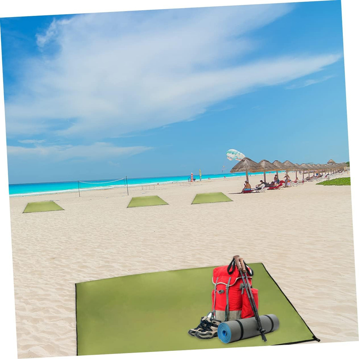 Foldable Waterproof Ground Mat for Picnic and Concerts 150x100cm