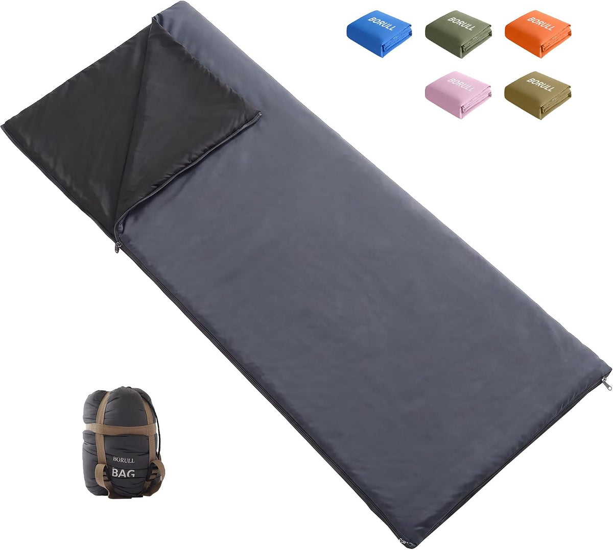 Lightweight Compact Adult Sleeping Bag for Backpacking, Camping & Hiking
