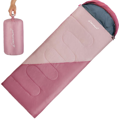 Clostnature Lightweight Camping Sleeping Bag for Adults and Kids(3/4.2LB)